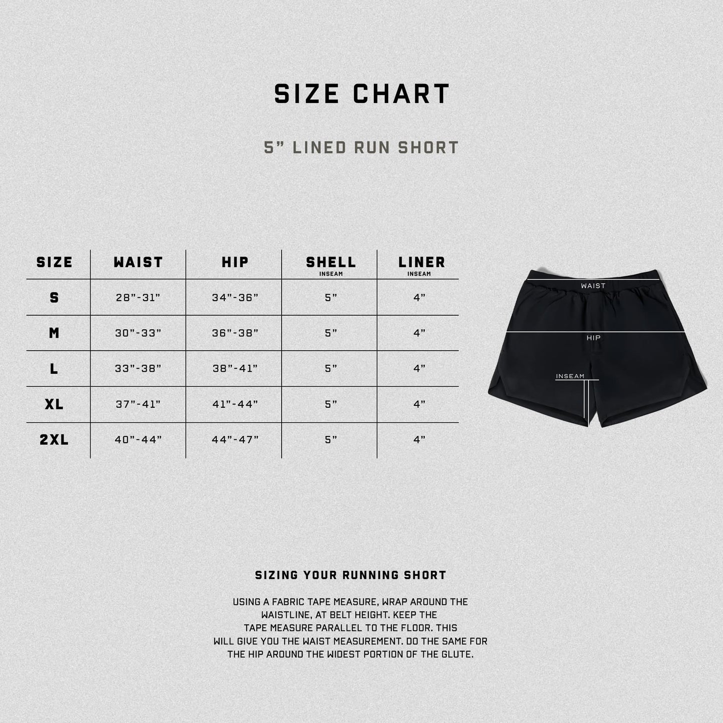 Ghost 5" Run Shorts