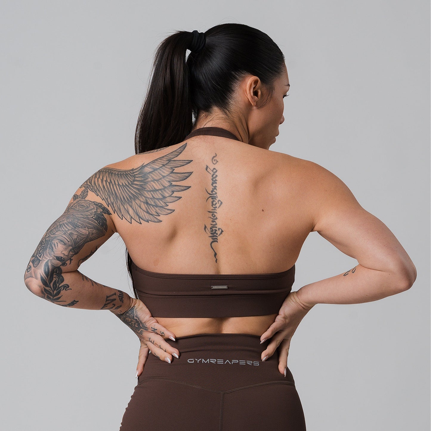 Axis Twisted Halter Bra