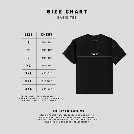 Clip Tag Basic Tee - Charcoal