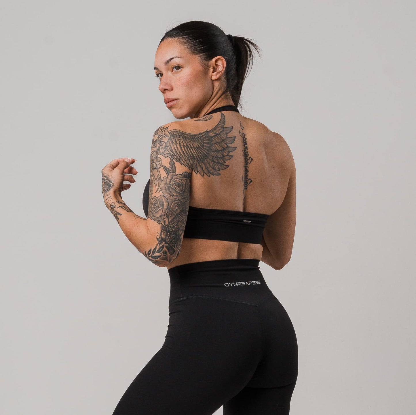 Axis Twisted Halter Bra