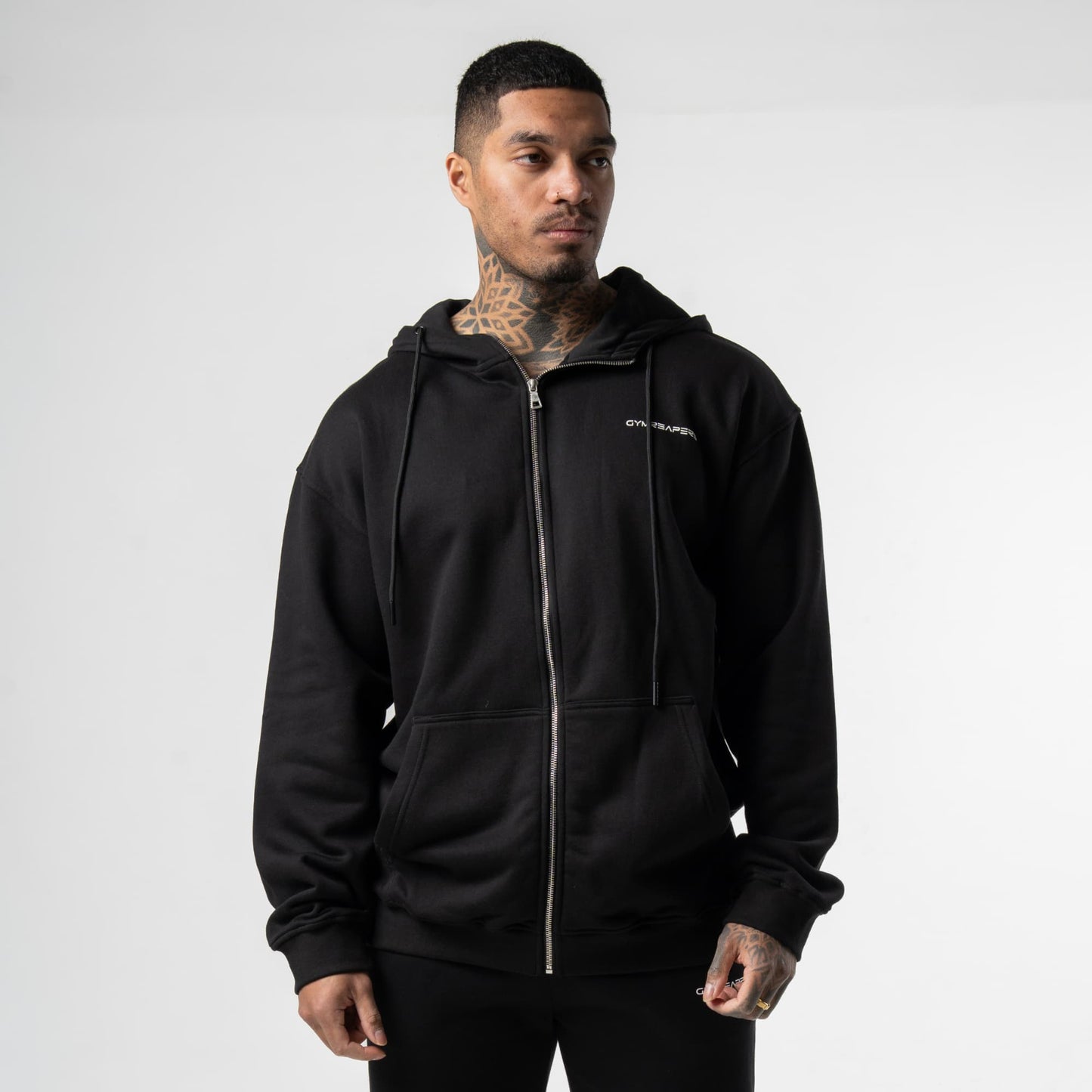 Axis Zip-Up Set - Black/White