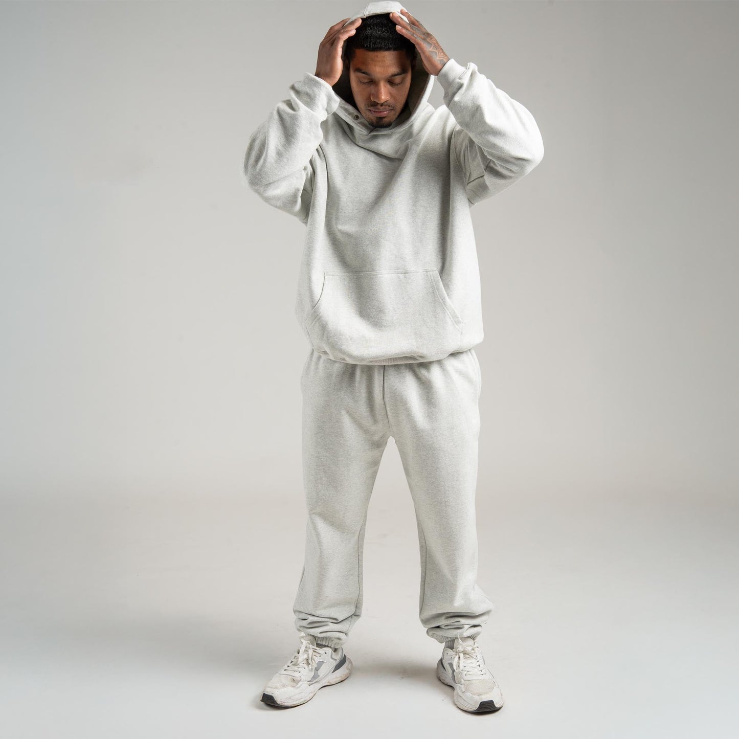 Heavyweight Warm-Up Set - Light Heather Gray