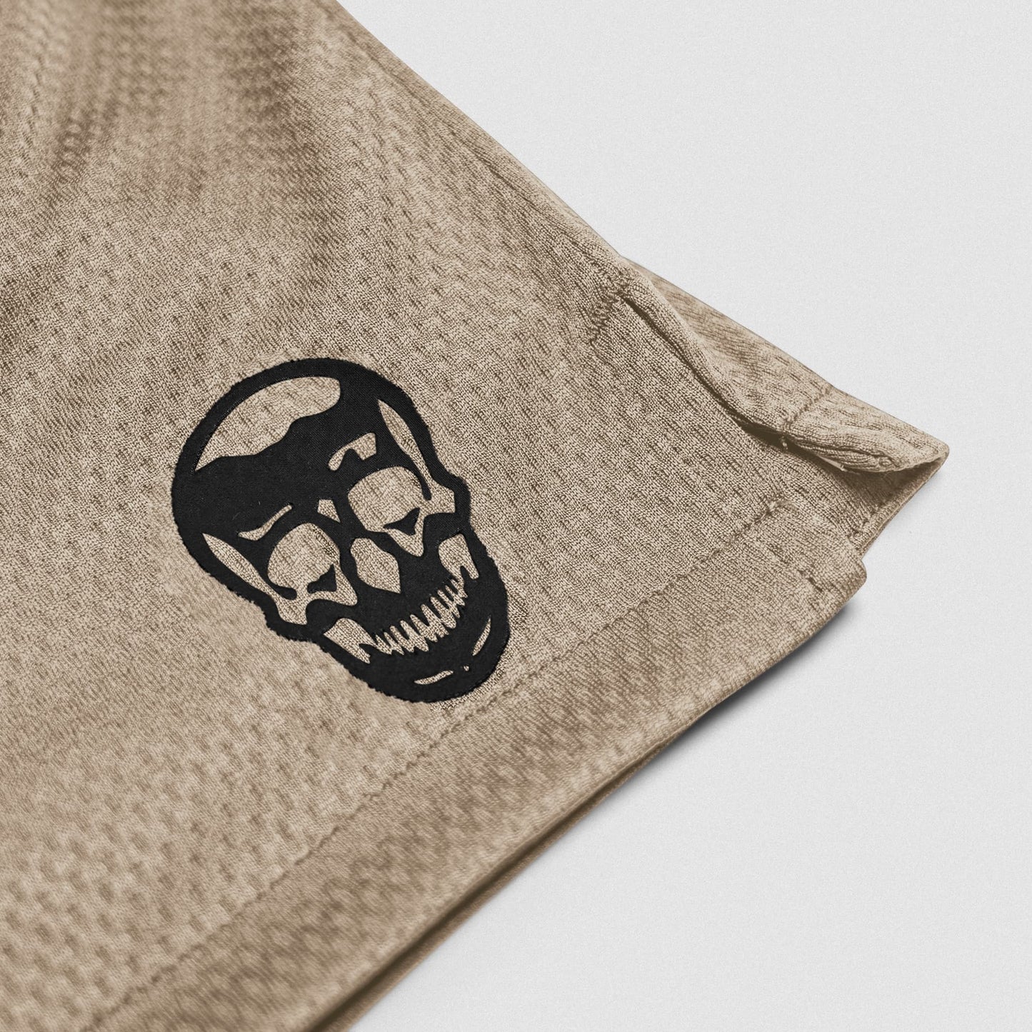 Core Skull Mesh Training Shorts - Sand