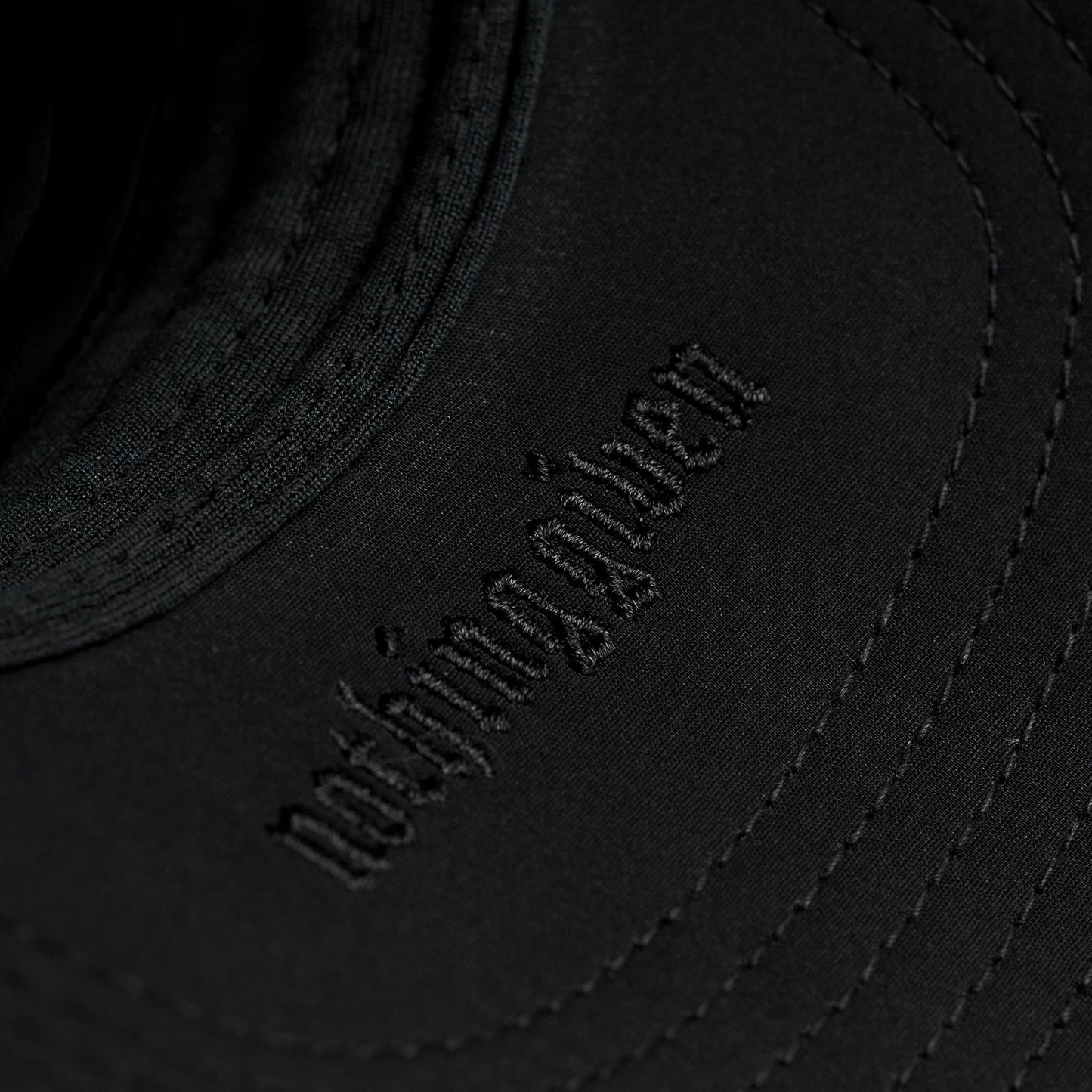 Hybrid Performance 5-Panel Hat - Black/White