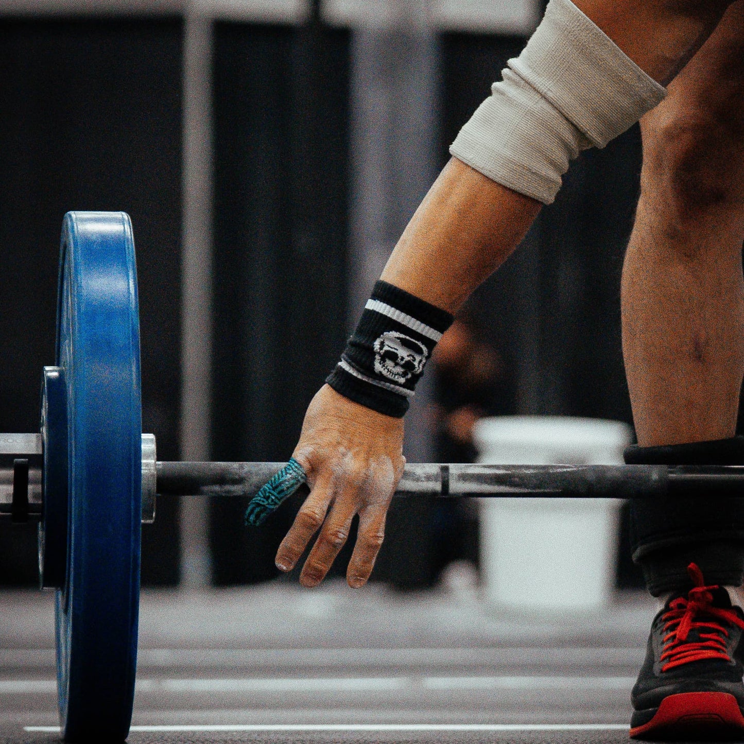 Skull Wrist Bands - Black/White