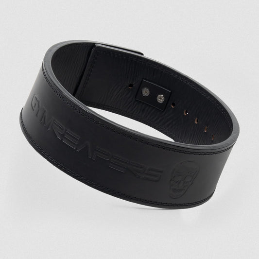 10MM Lever Belt - Black Leather