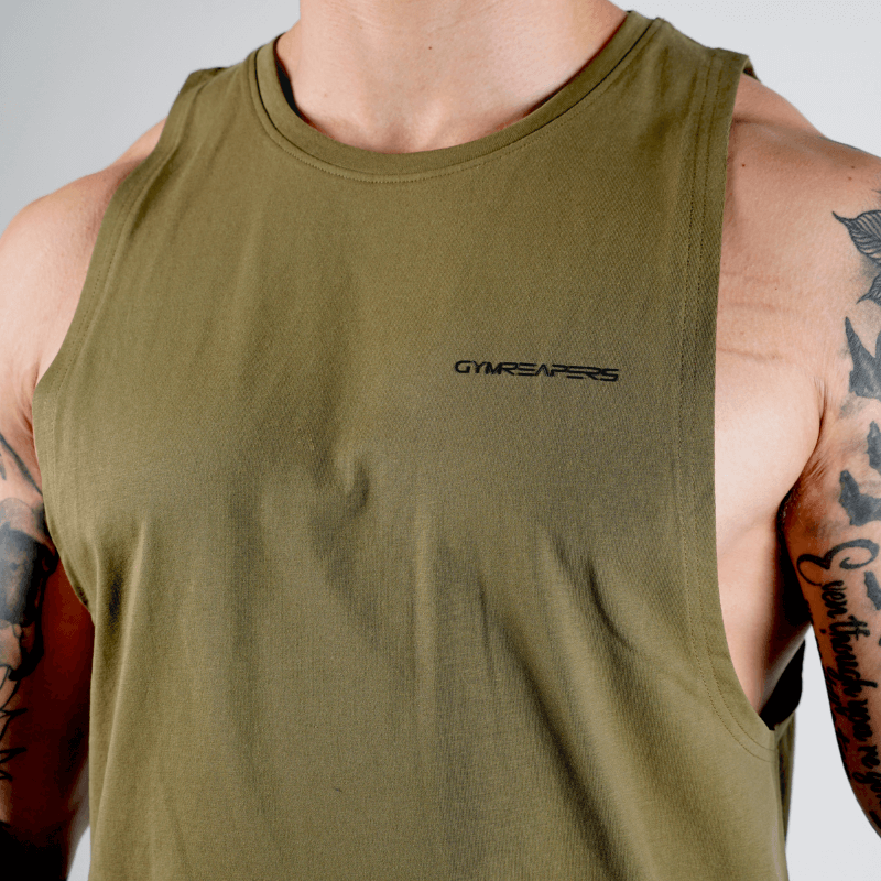 Gymreapers Muscle Tank - OD Green