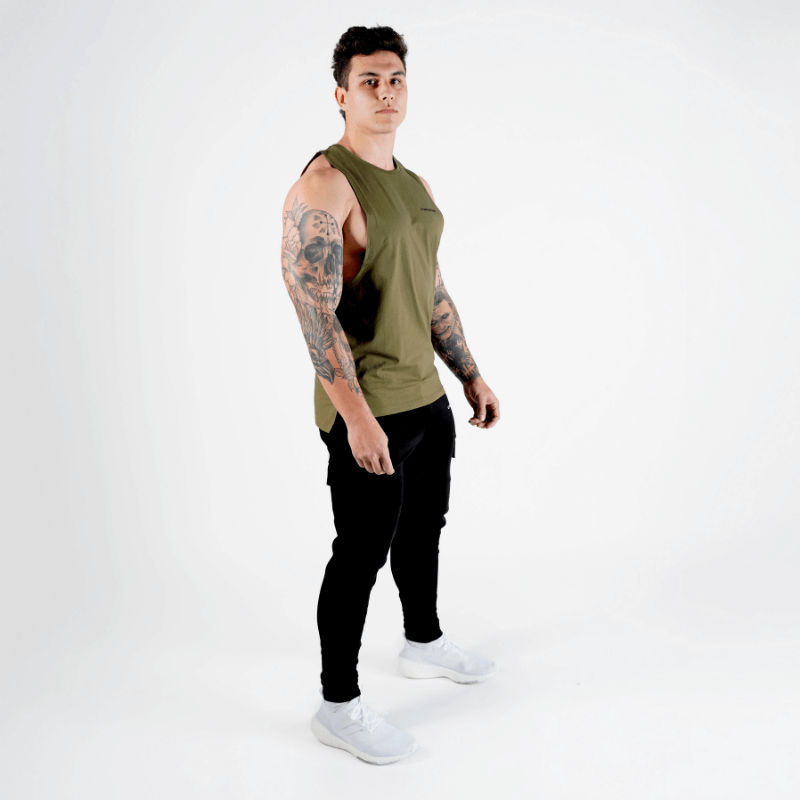 Gymreapers Muscle Tank - OD Green