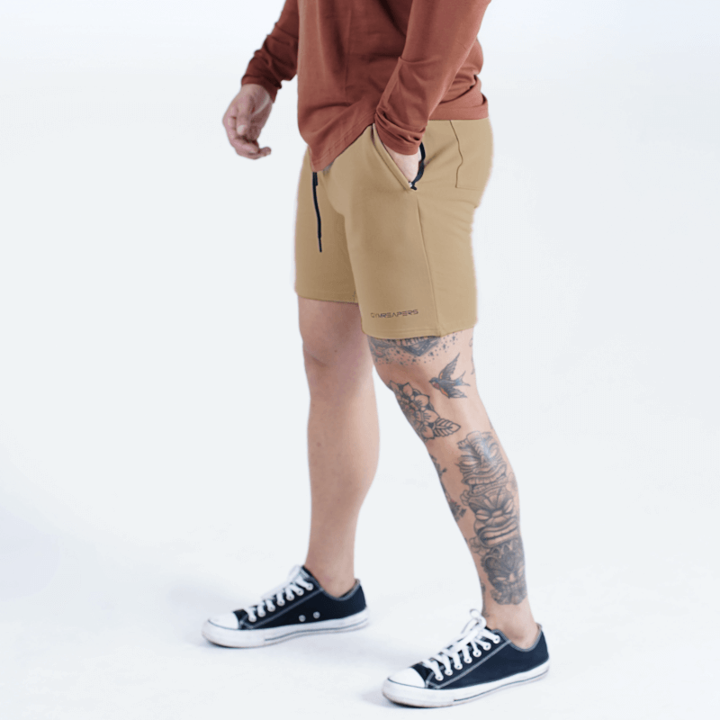 Essential Sweat Shorts - Tan